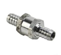 Clapet anti-retour en ligne pour conduites de carburant, air, eau avec corps en aluminium de 6/8/10/12 mm pour carburateur et systèmes basse pression (12 mm)