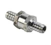 Clapet anti-retour en ligne pour systèmes de carburant carburateur compatible avec huile, paraffine, kérosène et conduites d'eau (12 mm)