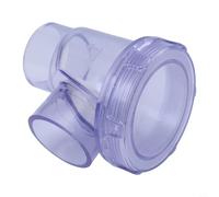 Clapet anti-retour en PVC 50 mm pour la prévention du refoulement dans les systèmes de drainage, versions horizontales et verticales, compatible avec tuyaux en PVC (B)