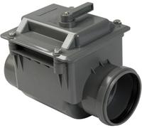 Clapet anti-retour en PVC à fermeture manuelle Ø 100 à joint