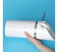 Clapet anti-retour en PVC de 50 à 160 mm avec couvercle étanche pour systèmes d'égout et septiques - Anti-refoulement, installation horizontale/verticale, blanc (110 tubes)