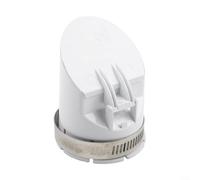 Clapet anti-retour en PVC pour tuyau de vidange en PVC avec valve anti-odeur, filtre à eau de pluie pour canalisations de sol extérieures dans le balcon et le jardin (50 mm)