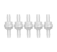 Clapet Anti-Retour en PVDF 6mm Résistant à la Corrosion pour Systèmes de Traitement de l'eau 5 Pièces Valve Unidirectionnelle Facile à Installer