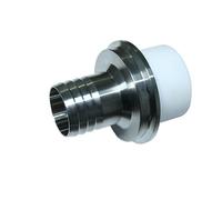 Clapet anti-retour et connecteur for pièces de rechange de machine de remplissage 20/32/51 mm, bride 64 mm SS304 et TEFE(Inlet-32mm)