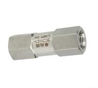 Clapet anti-retour femelle en acier inoxydable 304 14 NPT pour utilisation anti-retour d'eau, gaz, huile, équipé d'un filetage femelle vers mâle 1/4 NPT