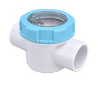Clapet Anti-Retour Filtre de Piscine Tuyauterie PVC 2 Voies Contrôleur Raccord de Vanne pour Vannes de Filtre de Piscine 50Mm