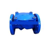 Clapet Anti-retour Horizontal À Disque En Caoutchouc En Fonte, Clapet Anti-retour À Disque En Caoutchouc De Type À Bride(DN80)