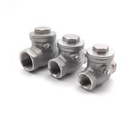 Clapet anti-retour horizontal à filetage femelle, en acier inoxydable 316 BSP 1/4 "1/2" 3/4 "1" 1-1/4 "1-1/2" 2 ", utilisé for l'eau et l'huile(3/8")