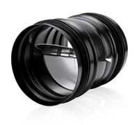 Clapet Anti Retour Hotte DN 100 cm, Insert à Clapet de Ventilation avec Rabats en Aluminium en Caoutchouc d'étanchéité