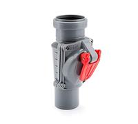Clapet Anti-Retour KNM TRADE DN 50 Pour Montage Vertical - Clapet De Retenue Pour Tuyaux D’Évacuation - Sécurité Contre Le Reflux, Conçu Pour Installations Sanitaires Et Industrielles