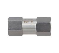 Clapet anti-retour NPT en acier inoxydable 304 fiable pour la prévention des refoulements avec mécanisme de clapet anti-retour, adapté pour les conduites de carburant, d'huile, de gaz et d'air (NPT3/8