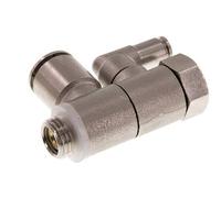 Clapet anti-retour pilote 12mm & G1/4'' coude mâle laiton 0.5-10bar (7-145psi)
