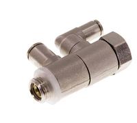 Clapet anti-retour pilote 6mm & G1/4'' coude mâle laiton 0.5-10bar (7-145psi)