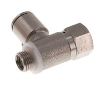 Clapet anti-retour pilote 8mm & G 1/8'' coude mâle laiton 0.5-10bar (7-145psi)