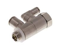 Clapet anti-retour pilote 8mm & G1/4'' coude mâle laiton 0.5-10bar (7-145psi)