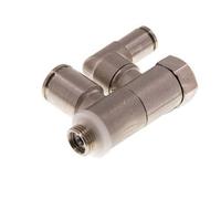 Clapet anti-retour pilote 8mm & G1/8'' coude mâle laiton 0.5-10bar (7-145psi)