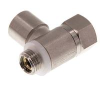 Clapet anti-retour pilote G1/4'' coude mâle-femelle laiton 0.5-10bar (7-145psi)