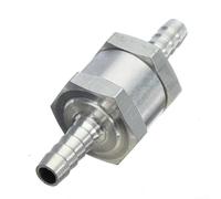 Clapet anti-retour pour applications de carburant automobile compatible avec les carburateurs fabriqués en alliage d'aluminium et en caoutchouc adapté aux carburants diesel (6 mm)