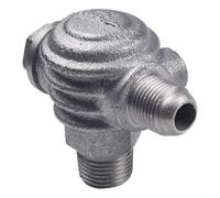 Clapet anti-retour pour compresseur d'air avec 3 ports filetés mâles, pour une construction en fer durable pour une connexion sécurisée entre le tube, le réservoir et le piston dans l'atelier (50,8 x