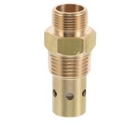 Clapet Anti-retour pour Compresseur D'air, Laiton Fileté Npt Vertical | Connexion Inline, Structure Verticale, Usage sur Réservoir et Système Pneumatique, Couleur Or
