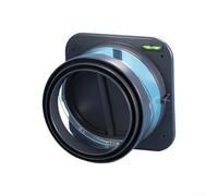 Clapet anti-retour pour hotte de cuisine, en plastique ABS et silicone, 160 à 180 mm pour installation de cuisine (A)