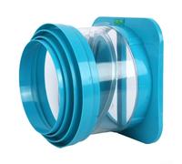 Clapet anti-retour pour installation de hotte avec tuyaux normalisés de 200 mm (bleu)