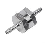 Clapet anti-retour pour les applications de carburant automobile compatible avec les carburateurs fabriqués en alliage d'aluminium et en caoutchouc adapté aux carburants diesel (4 mm)