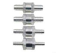Clapet anti-retour pour les applications de carburant automobile compatible avec les carburateurs fabriqués en alliage d'aluminium et en caoutchouc adapté aux carburants diesel (8 mm)