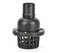 Clapet Anti-Retour pour Pompe à Eau, PVC Noir, 1.5-4 Pouces, Clapet de Pied de Pompe pour Puits