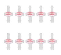 Clapet anti-retour pour tuyau barbelé en plastique, arrêt unidirectionnel pour aliments et boissons d'aquarium, 10 pièces (5 à 7 aller simple)