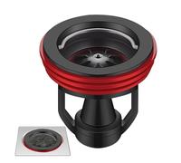 Clapet anti-retour pour vidange au sol, siphon anti-odeurs avec fermeture hydraulique - Bloque les odeurs en cuivre anti-odeurs, accessoires de salle de bain, buanderie, cuisine, cave