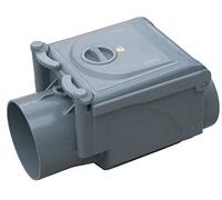 Clapet anti-retour PVC avec niveau bulle Ø 110