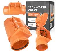 Clapet Anti Retour PVC dn 315 Clapet Anti Refoulement Avec Verrouillable Soupape Pour Canalisations d'égout