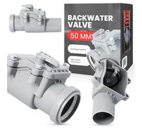 Clapet Anti retour PVC dn 50 Clapet Anti Refoulement Avec Verrouillable Soupape Pour Canalisations d'égout