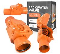 Clapet Anti Retour PVC dn 75 Clapet Anti Refoulement Avec Verrouillable Soupape Pour Canalisations d'égout