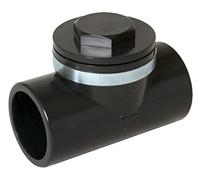 clapet anti-retour pvc pression - femelle / femelle - diamètre 50 mm - nicoll carj