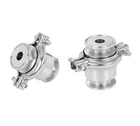 Clapet anti-retour sanitaire SS304/316, 1 pièce, diamètre extérieur de la bride: 19, 25, 32, 38, 45, 51, 57, 63mm, virole: 50,5x64mm(19mm Ferrule 50.5,SUS316L)