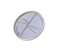 Clapet anti retour - SIEMENS - Gris - Compatible NEFF/BOSCH - Kit d'extraction de hotte