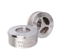 Clapet anti-retour unidirectionnel en acier inoxydable 304, 1/2 ", 3/4", 1 ", 2", H71W-16P, Type élévateur DN15/DN20/DN25/DN32/DN40/DN50(DN15)