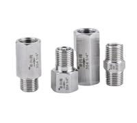 Clapet anti-retour unidirectionnel en acier inoxydable 304, 3000 PSI, 240 °C, G 1/8", 1/4", 3/8", 1/2", BSPP femelle/mâle, for eau, gaz, huile(G3l8 Female To Male)