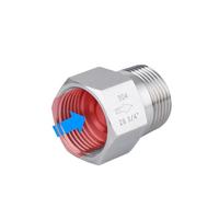 Clapet anti-retour unidirectionnel en acier inoxydable 304 femelle 1/8" 1/4" 3/8" 1/2" 3/4" 1" BSPP femelle mâle eau gaz huile haute pression(G3l4 Male To Female)