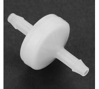 Clapet anti-retour unidirectionnel en ligne en PVDF pour gaz combustible, liquide et air (1/8")
