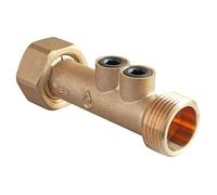 Clapet antipollution double purge NF - SOMATHERM FOR YOU - Ecrou 20/27 M20/27 - LG 78 mm