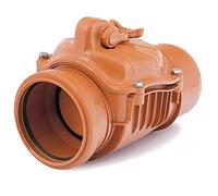 Rückstauklappe Rückstauverschluß Ø 125 mm Rückstauventil HT KG Rohr Abwasserrohr Rückstau (MKKZB125)