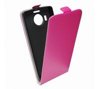 Clapet Coque Téléphone Portable Housse LG G4c Rose Cuir Simili Slim Flex Bumper
