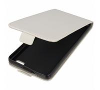 Clapet Coque Téléphone Portable Housse Microsoft Lumia 950 Blanc Cuir Simili