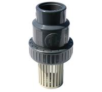 CLAPET + CREPINE PVC VRF FEMELLE 1''1/4 - RENSON - 101126