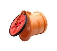 Clapet de nez Ø 100 mm à coller, anti-retour, protège des remontées d'odeurs, d'eau et de nuisibles Orange