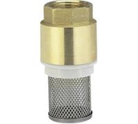 Gardena Vanne de pied en laiton – Clapet anti-retour 33,3 mm (G 1 Pouce) avec panier et joint
