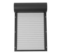 Clapet de poulailler automatique avec batterie solaire, grande, taille mise à niveau, porte électrique avec minuterie et capteur de lumière, noire